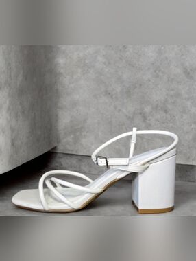 Camila By J. Adams-White Strappy Block Heel Sandals